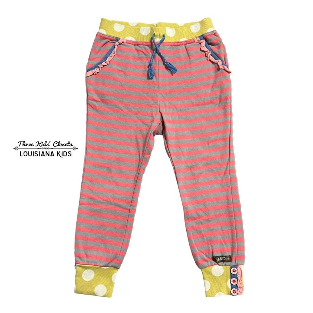 Matilda Jane Sz 4 Make Believe Step It Up Jogger Pants